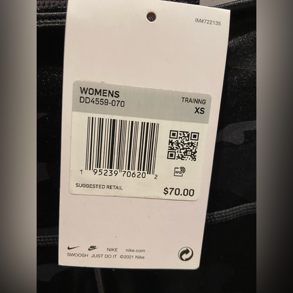 Nike Dri-FIT One Women's Mid-Rise Camo Leggings - Picture 2 of 4